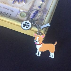 🍏50% OFF/3+...Chihuahua Dog Keychain (Brown)